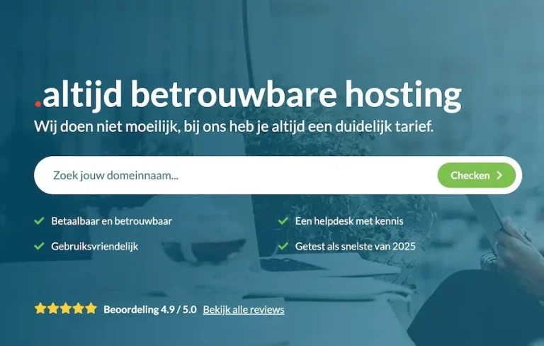 Goede website hosting kleine bedrijven